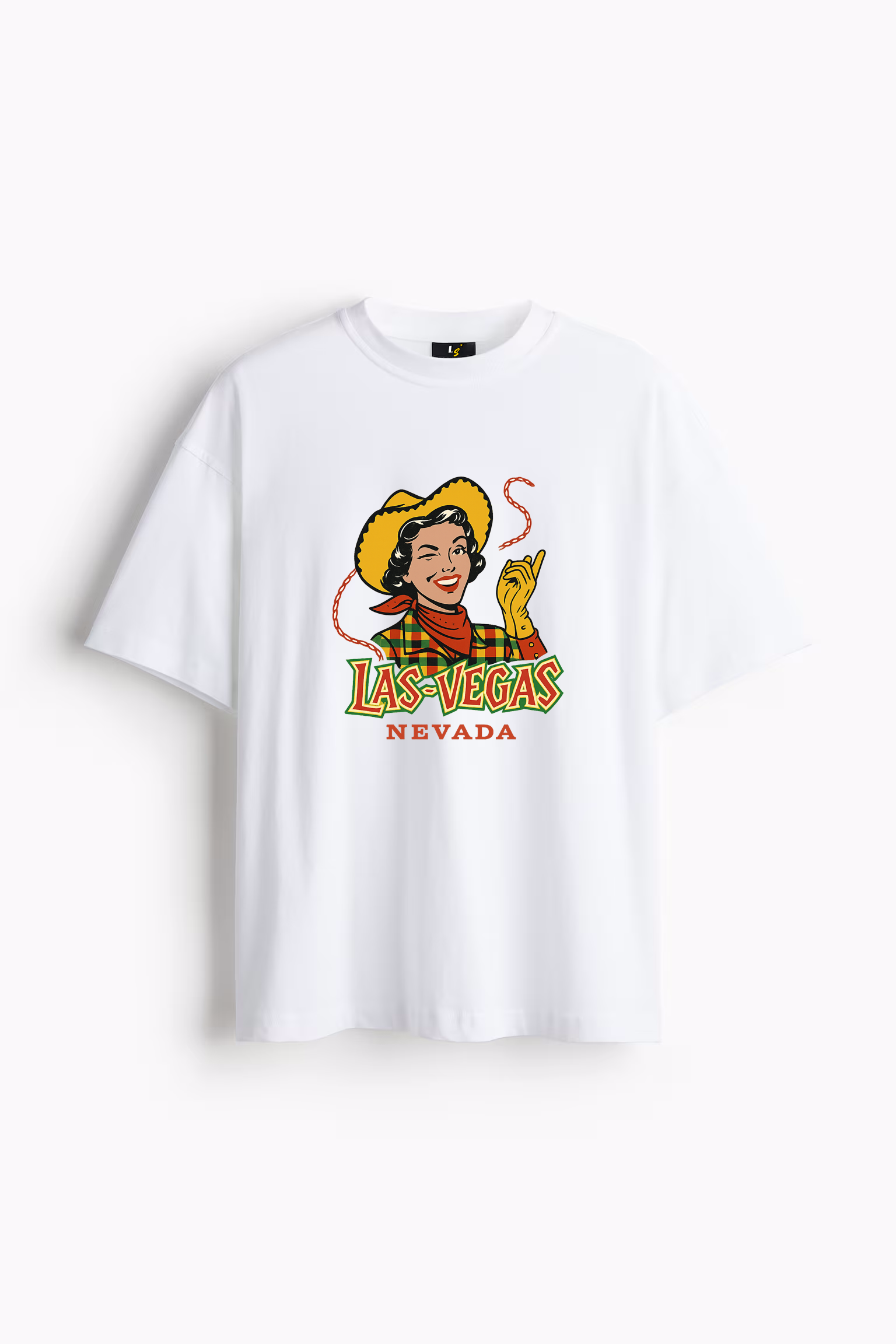 LAS-VEGAS NEVADA Oversized Tee