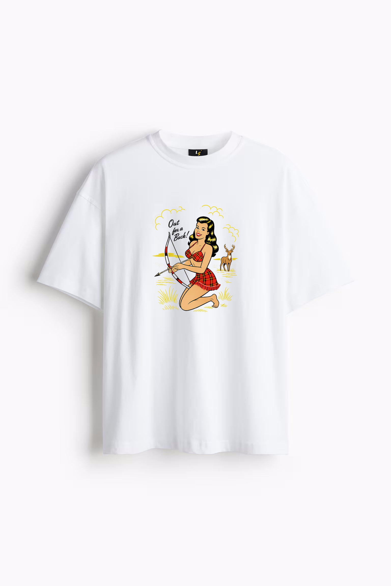 OUT FOR A BACK Oversized Tee