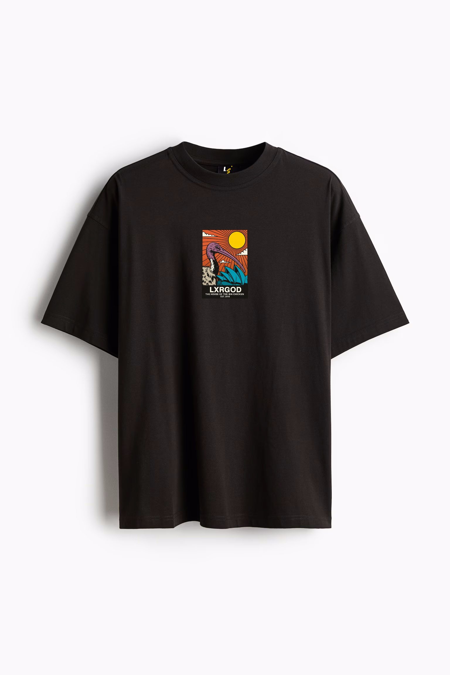 The House Of The Bin Chicken Oversized Tee