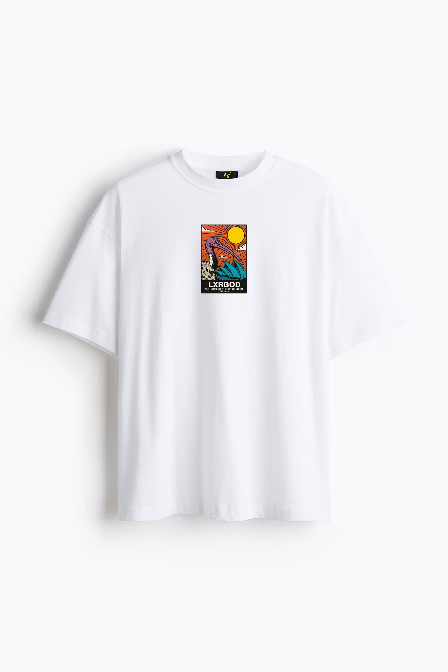 The House Of The Bin Chicken Oversized Tee