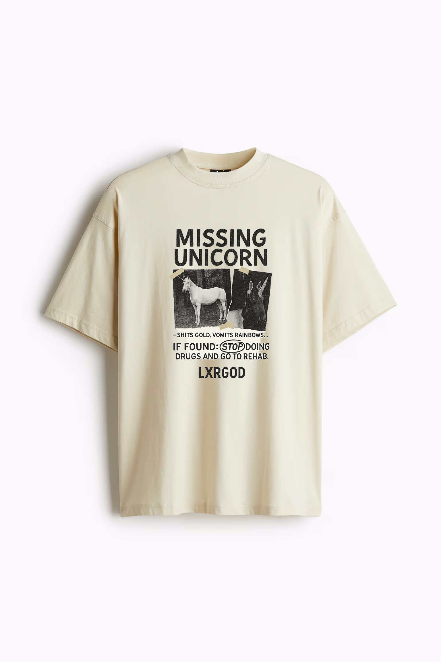 Missing Unicorn Oversized Tee