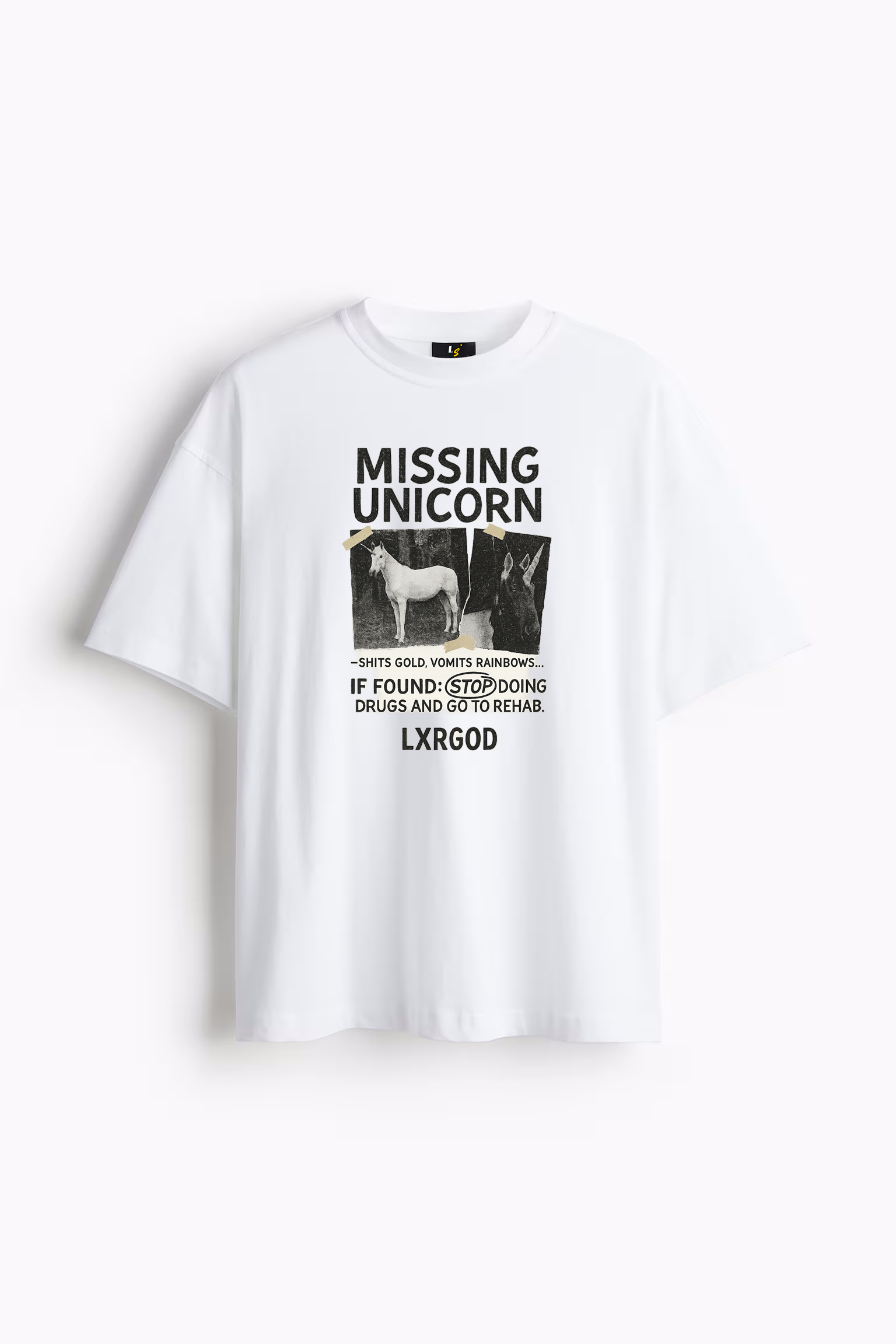 Missing Unicorn Oversized Tee