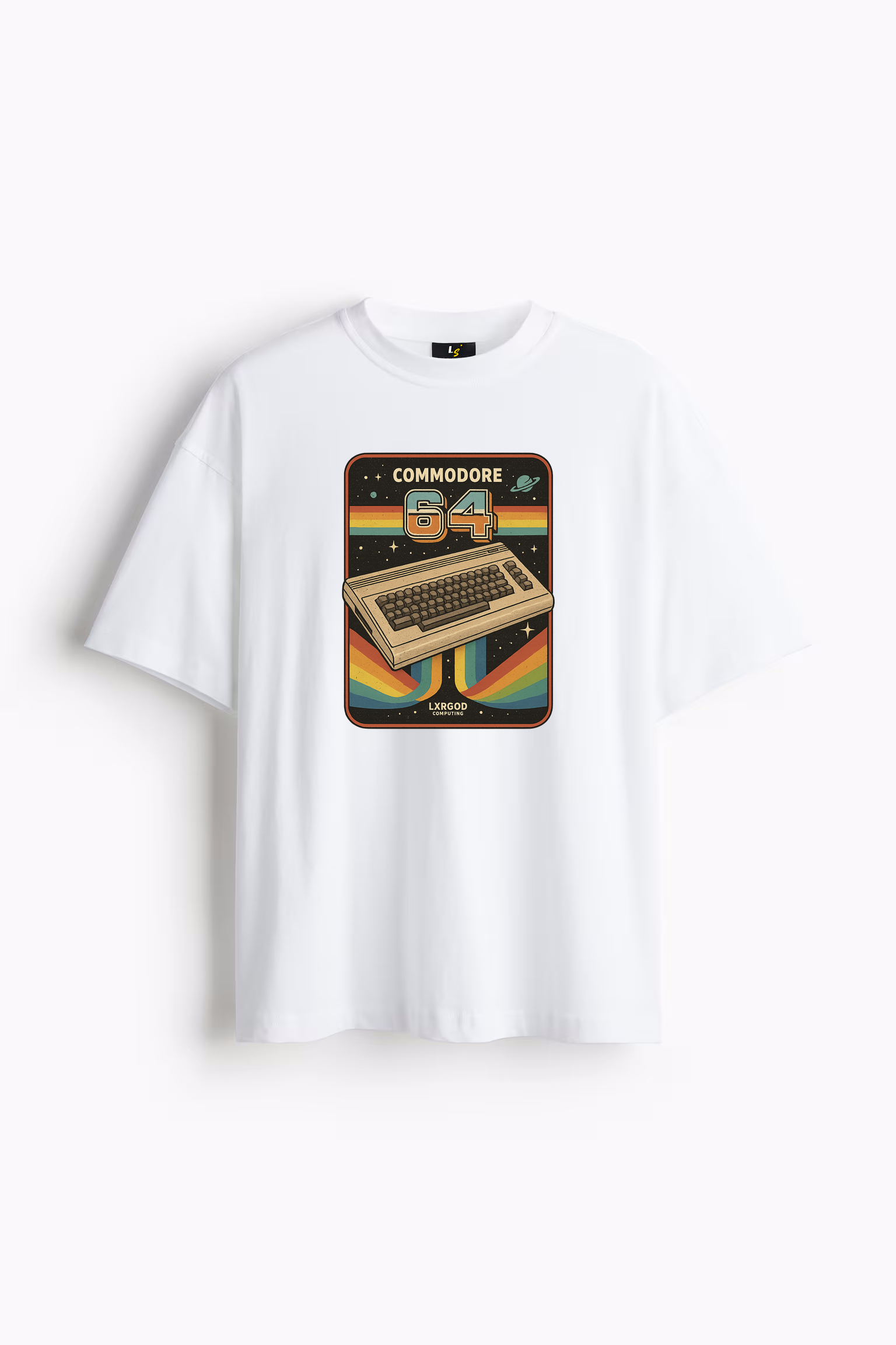 Commodore 64 Advanced Home Computer Oversized Tee