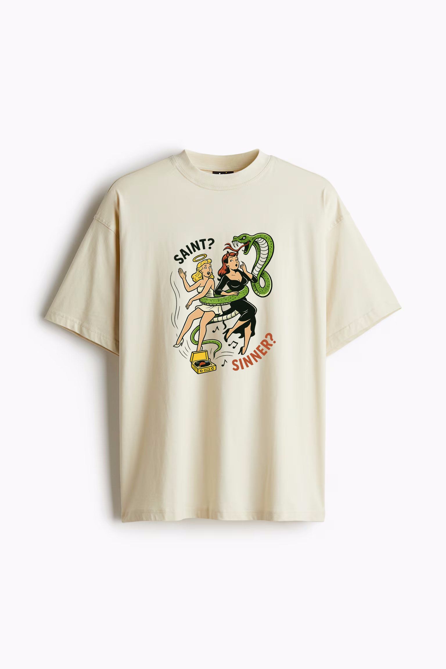 SAINT? SINNER? Oversized Tee