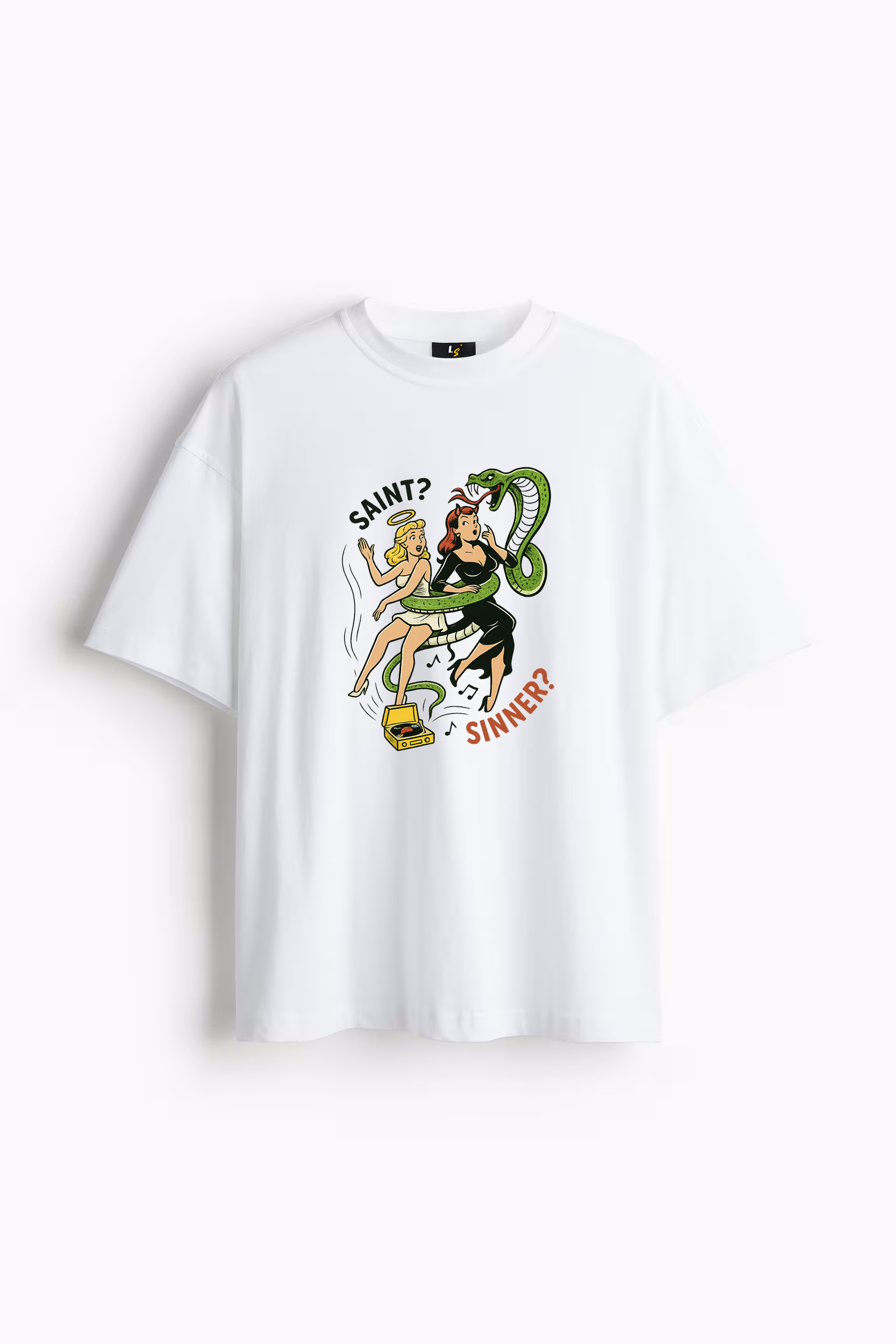 SAINT? SINNER? Oversized Tee
