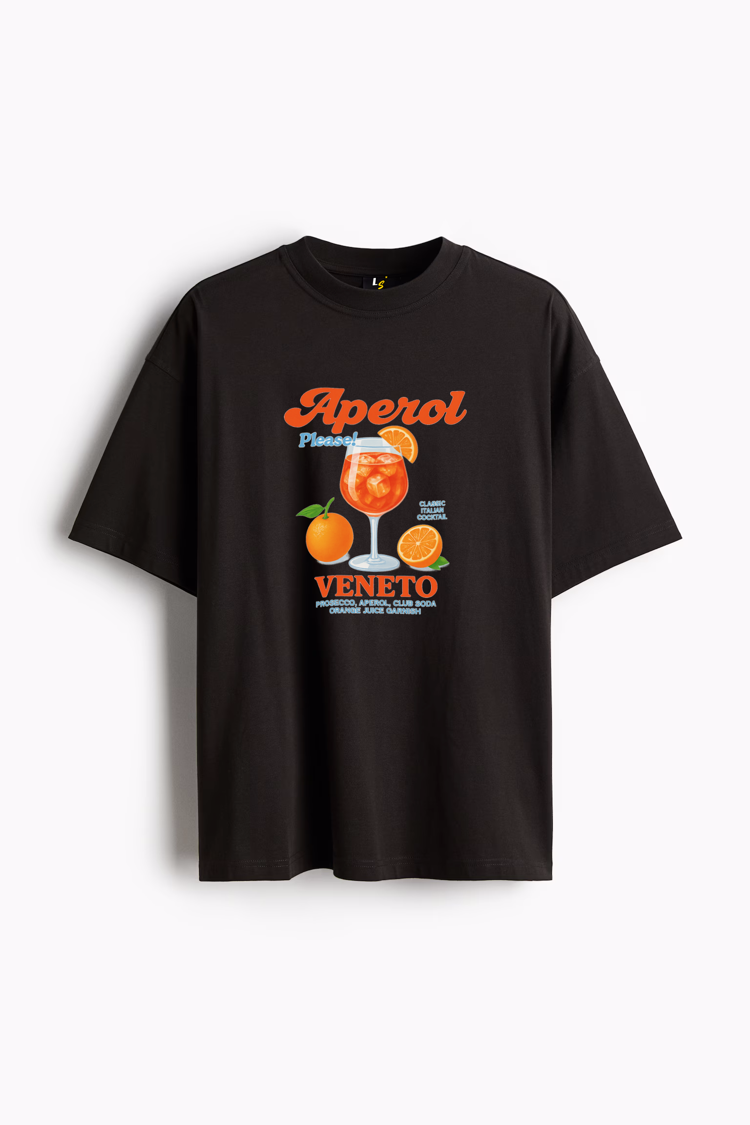 Aperol Spritz Oversized Streetwear Tee