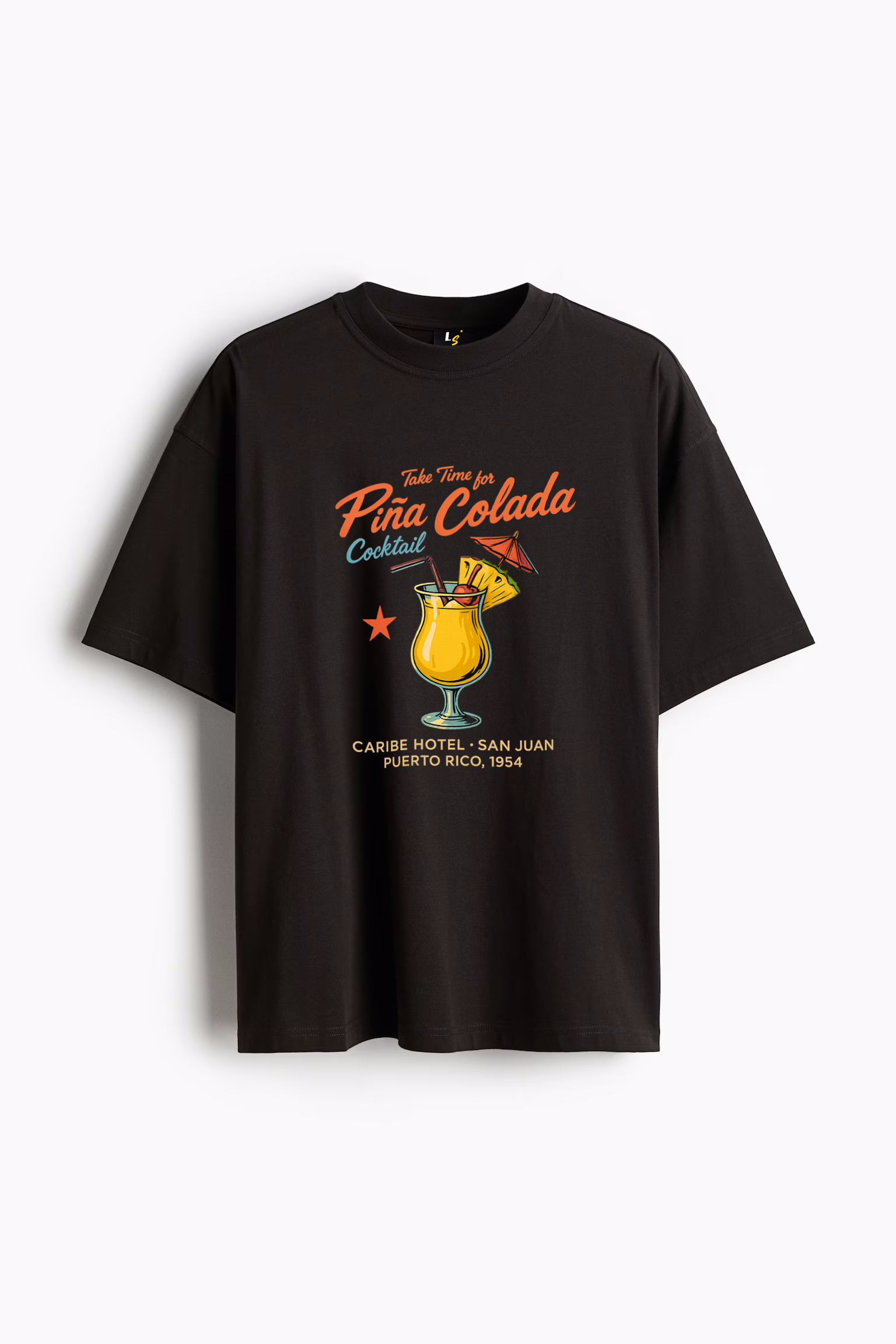 Pina Colada Oversized Streetwear Tee