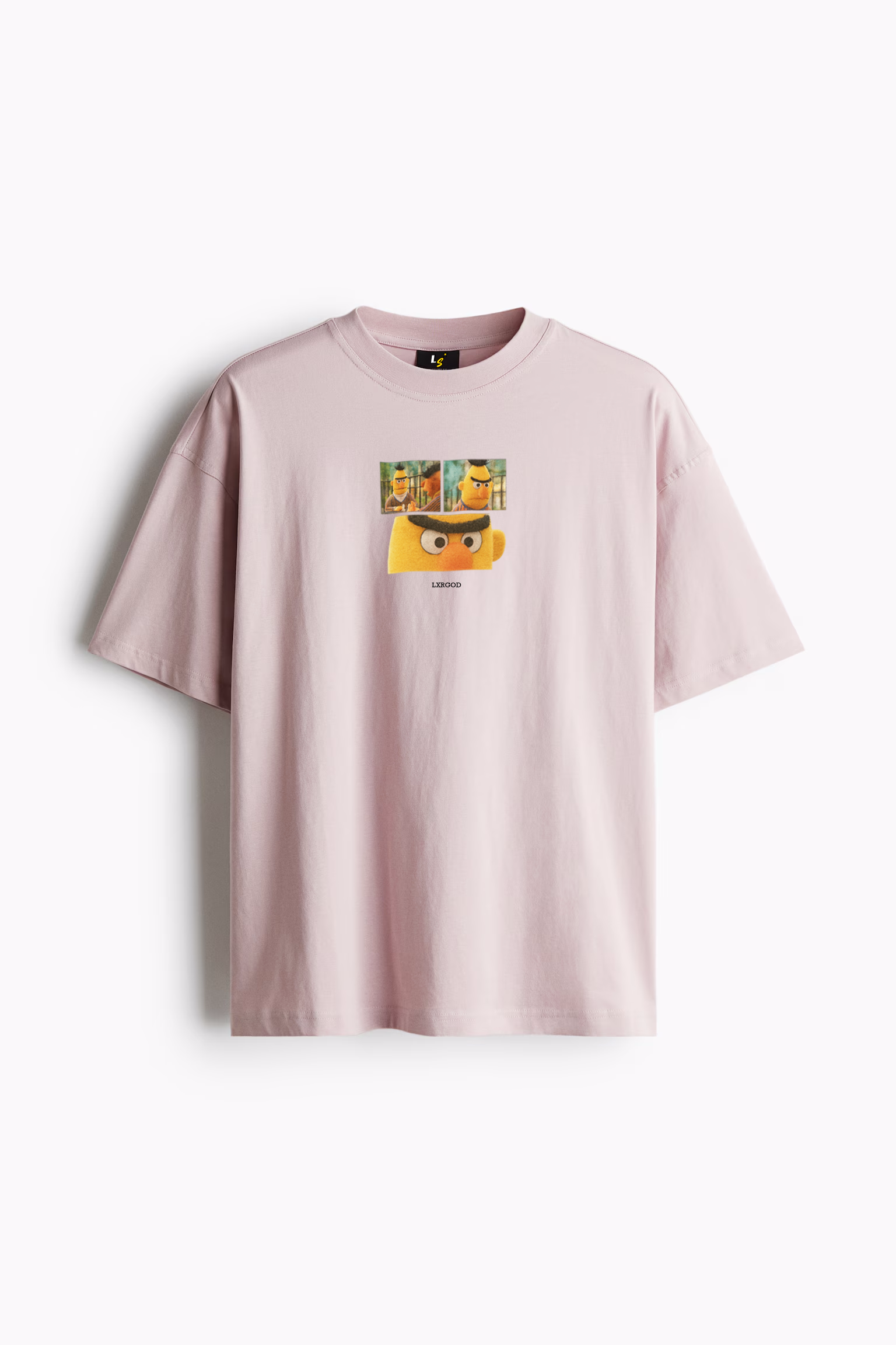 Angry Bert Oversized Streetwear Tee