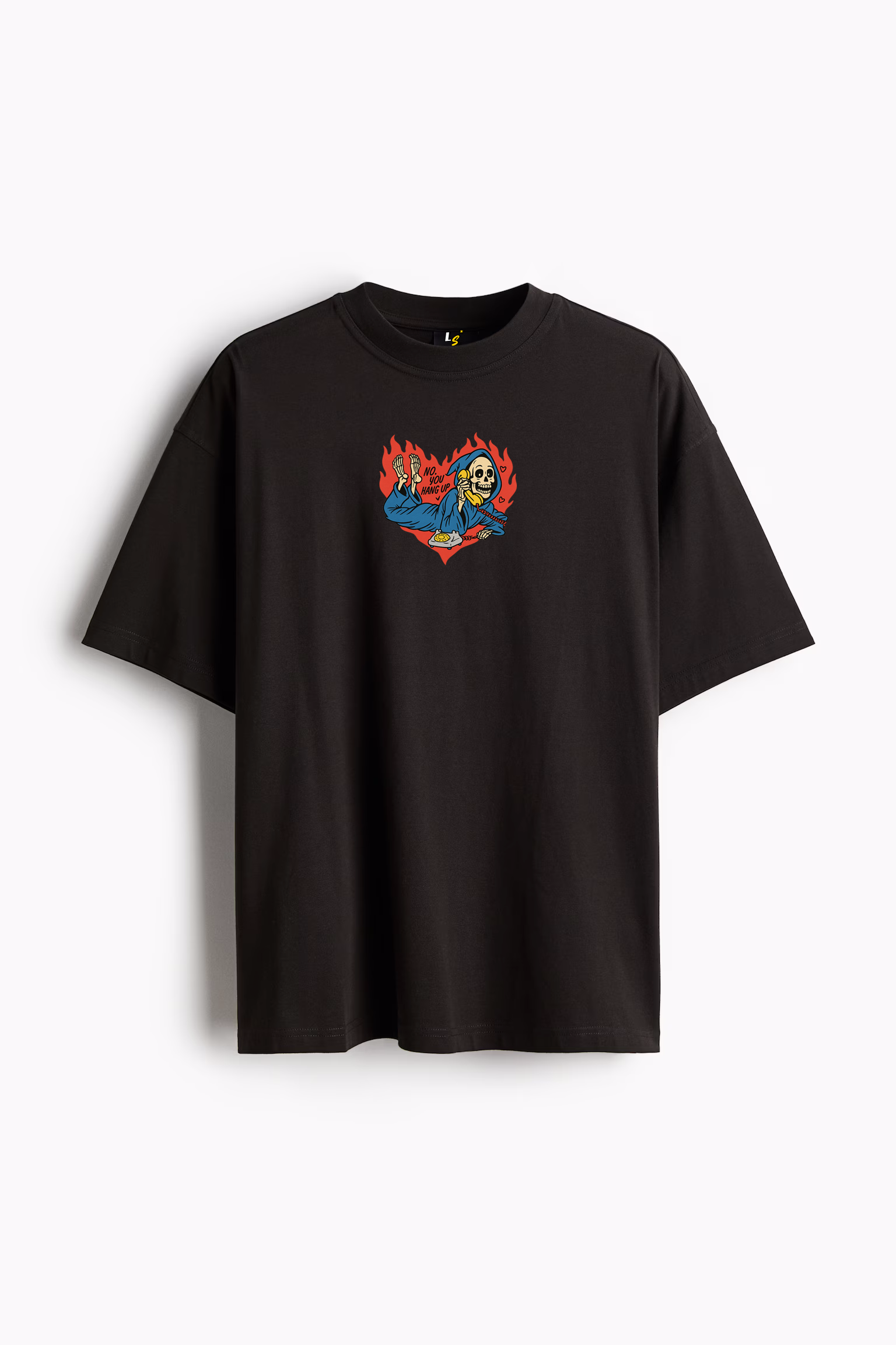 No You Hang Up Oversized Tee