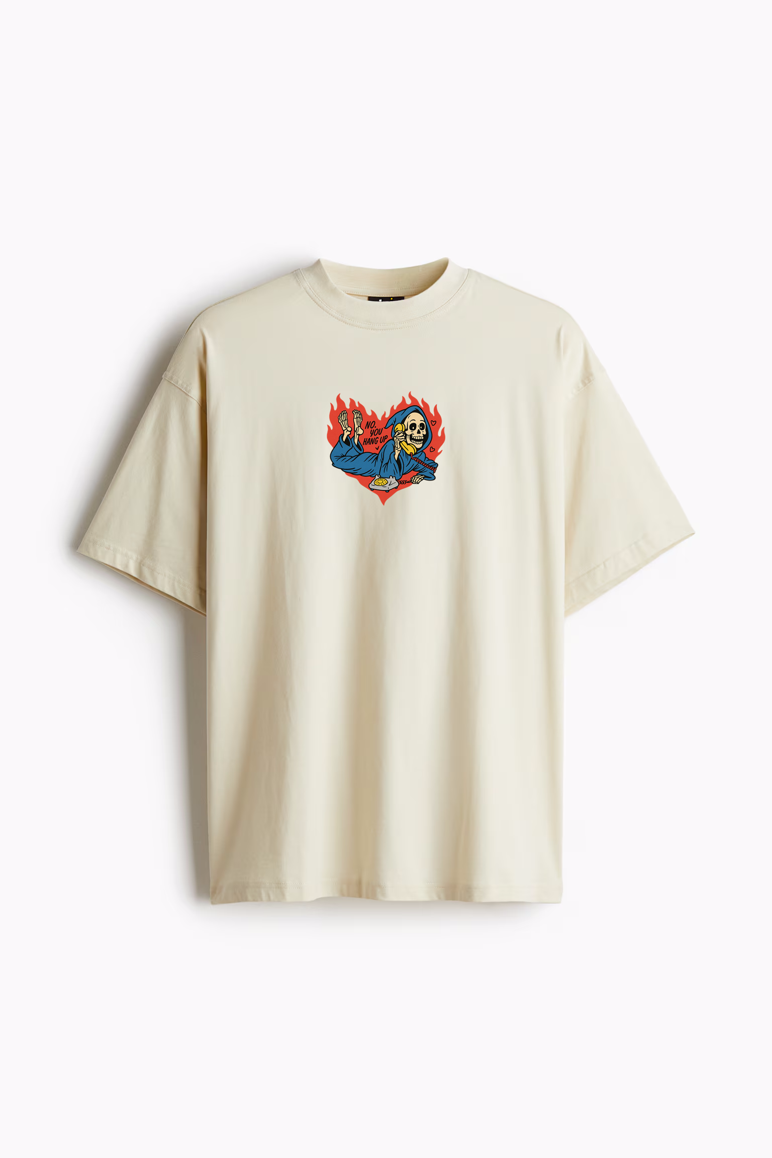 No You Hang Up Oversized Tee