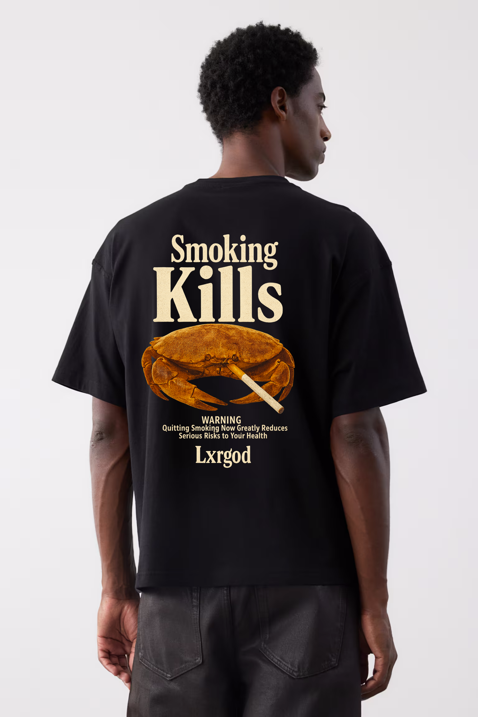 Smoking Kills Oversized Tee