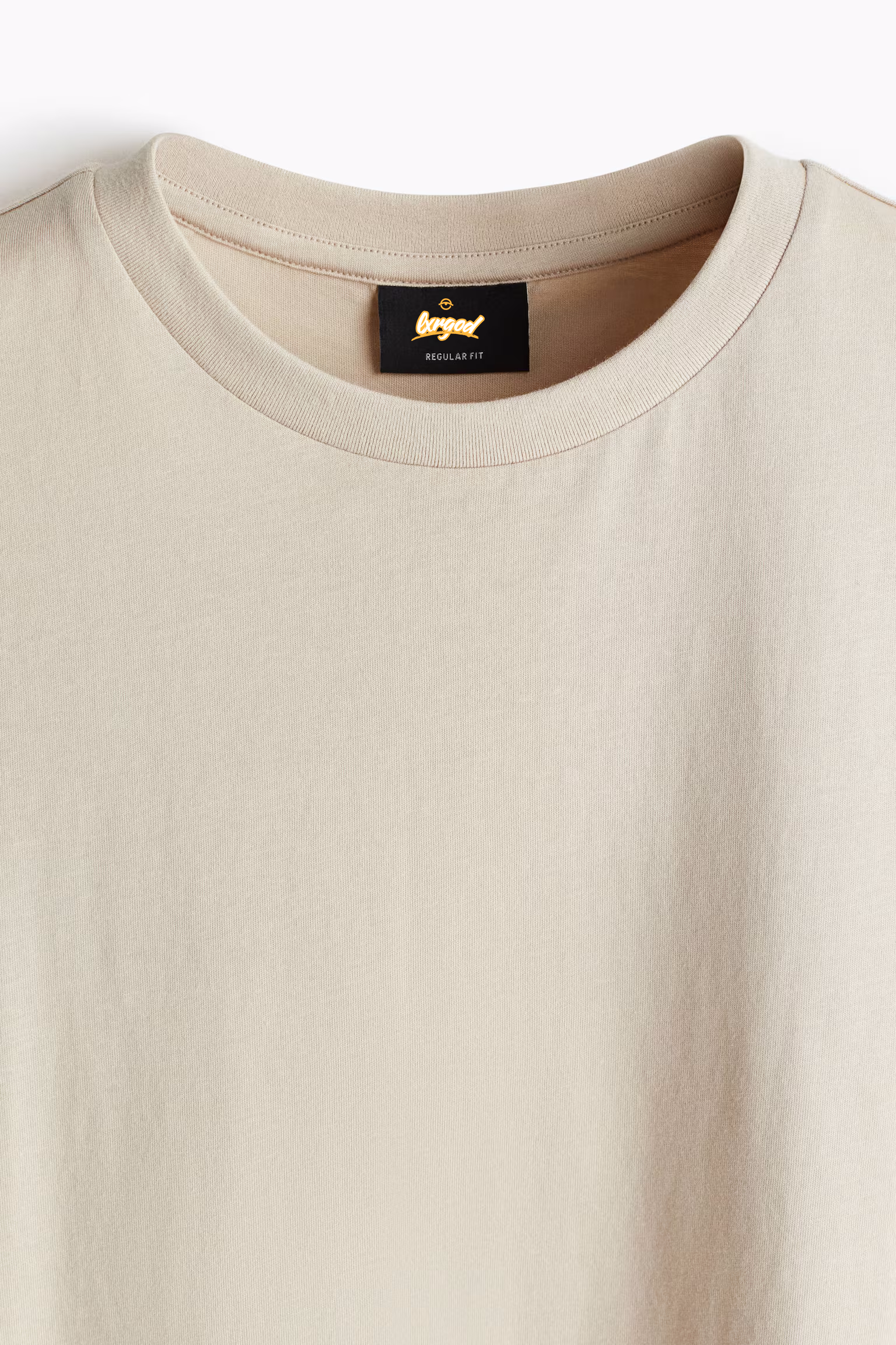 Pack of 3 regular fit t-shirts Light beige/cream/white