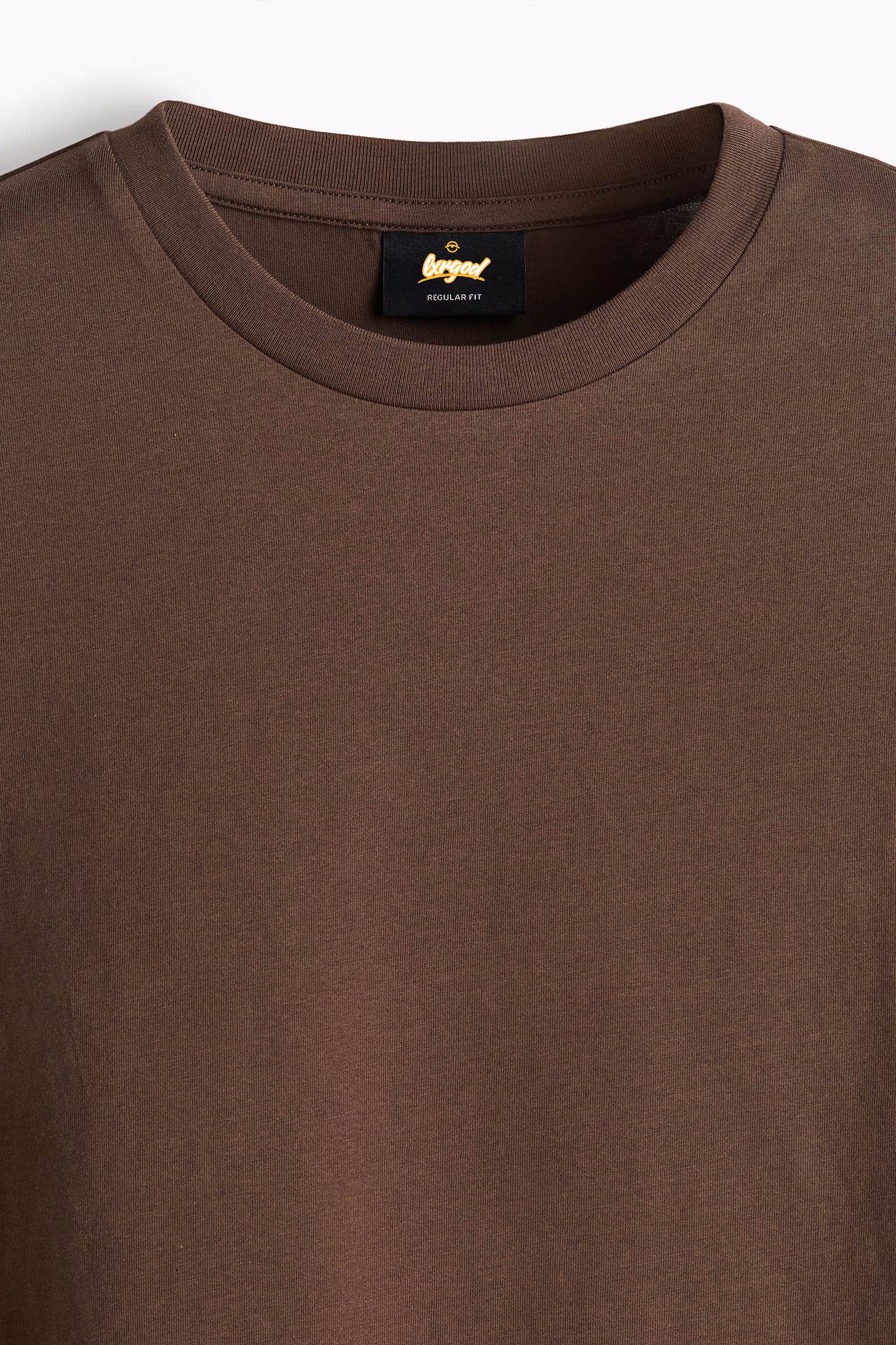 Pack of 3 regular fit t-shirts White/Brown
